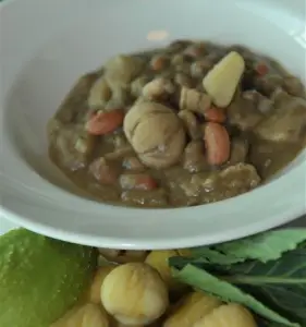 sopa de castanhas