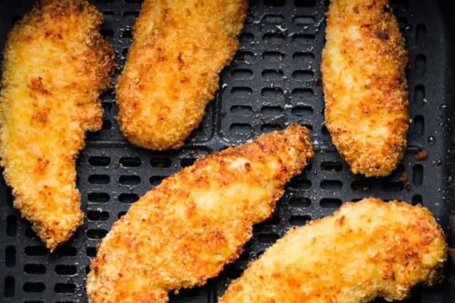 Filé de Frango a Milanesa na Air Fryer