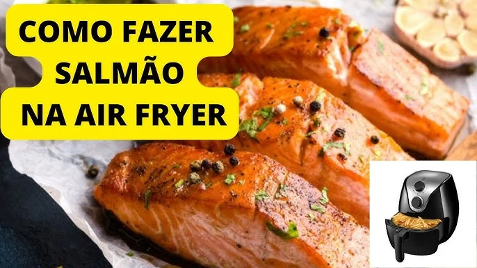 Filé de Salmão com Batatas na Air Fryer