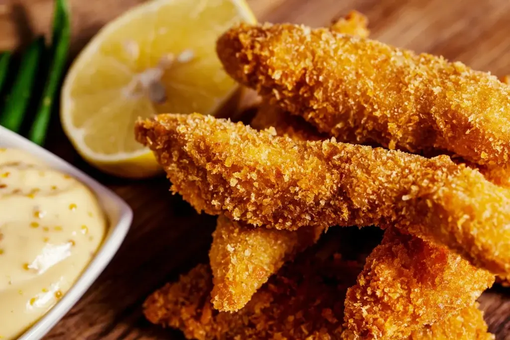 Filé de Peixe Empanado na Air Fryer