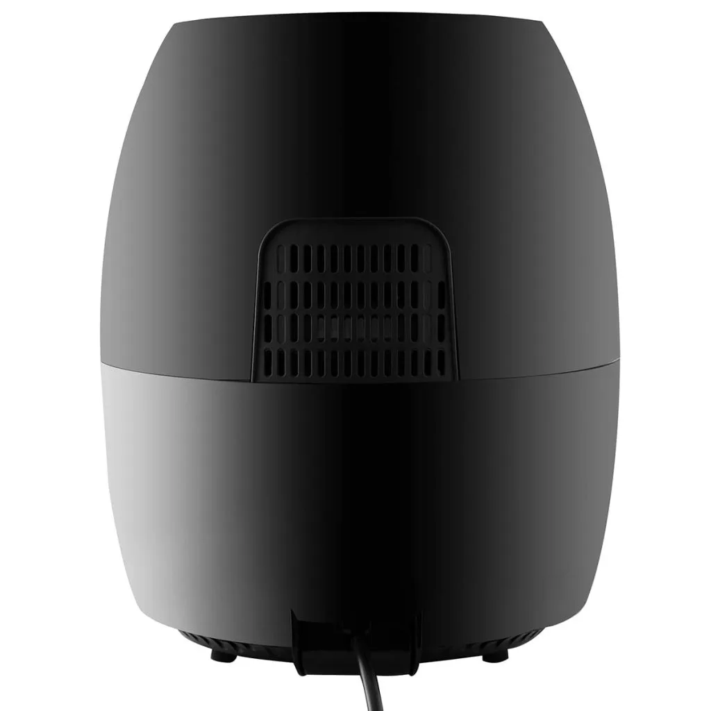 Parte de traz da Air fryer com a saída de ar quente