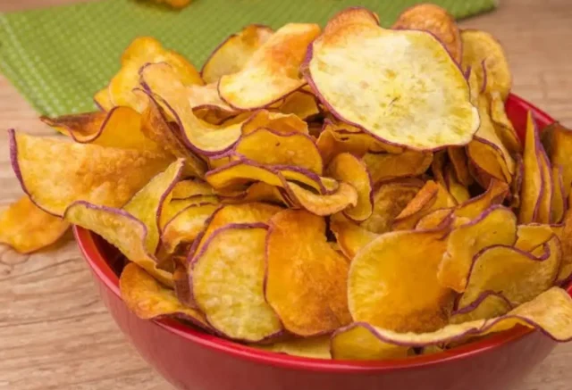 Chips de Batata Doce na Airfryer