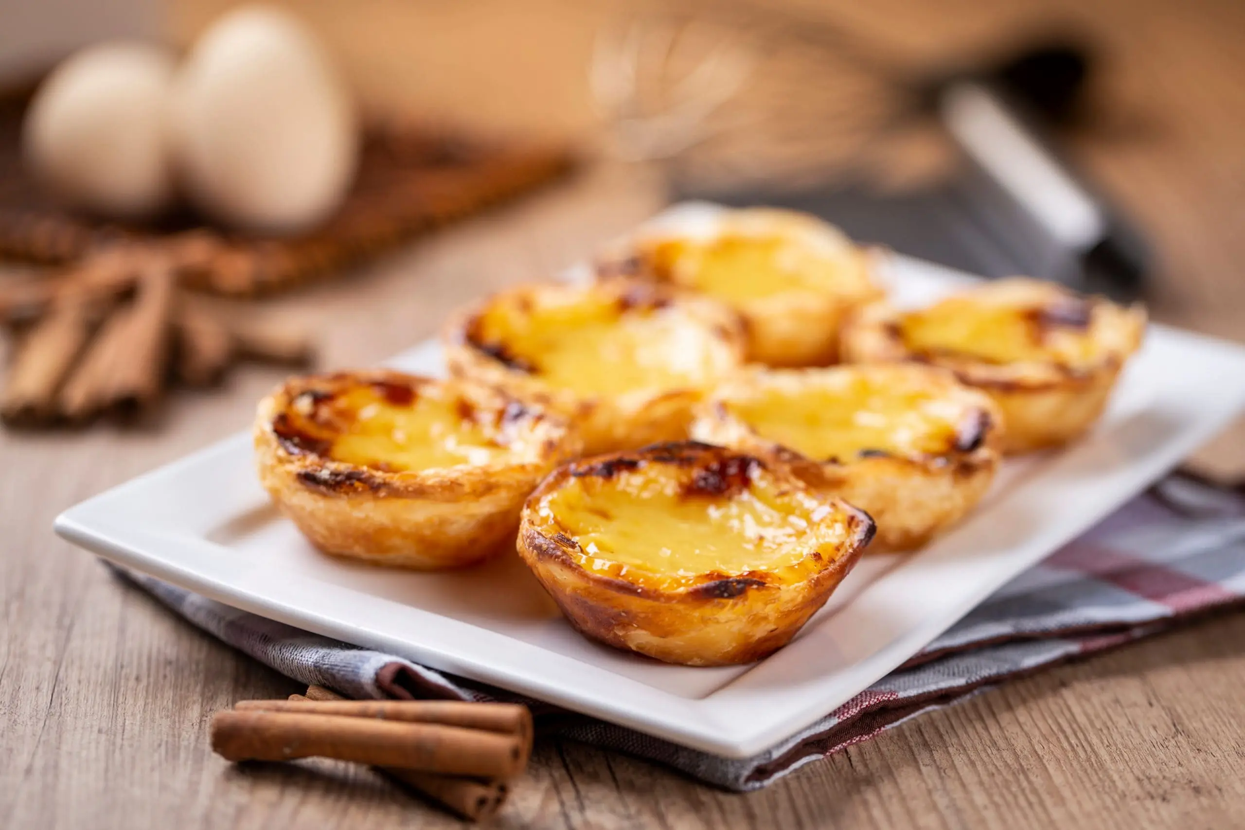 Pastel de Belém na Air Fryer: