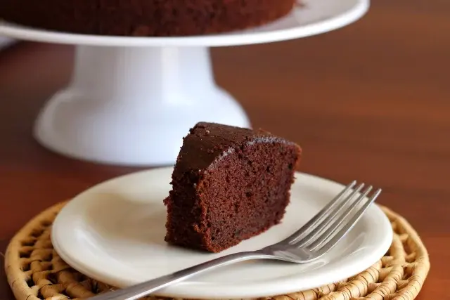 Bolo de Chocolate Fit na Air Fryer: