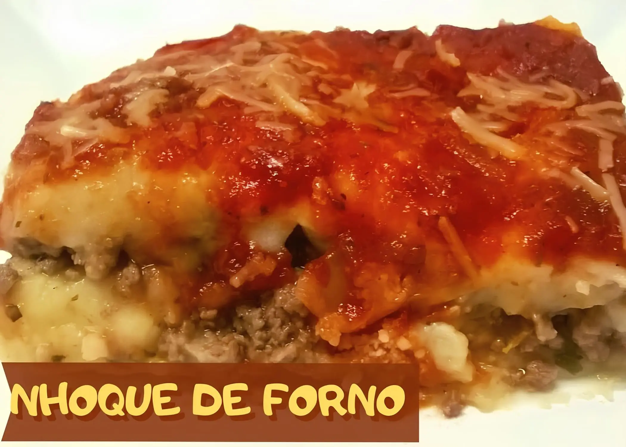 nhoque de forno