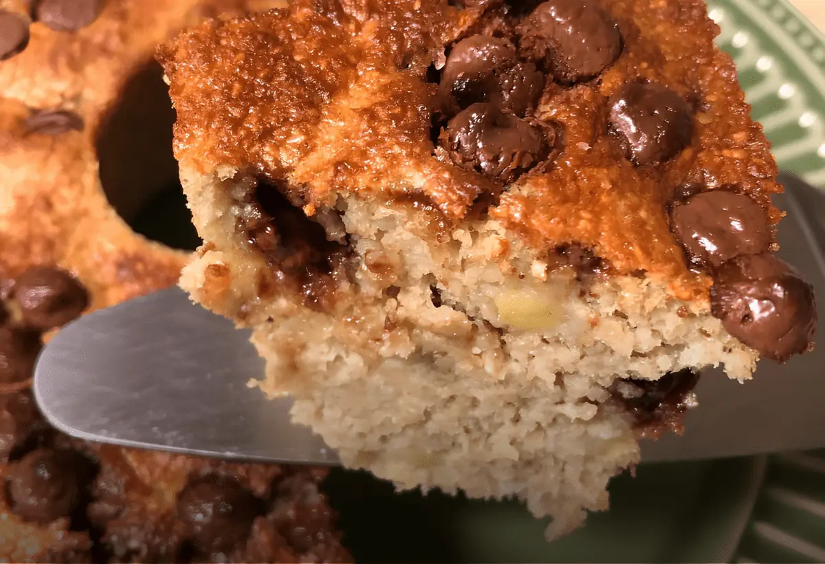 Bolo de Banana Rápido e Saudável na Air Fryer