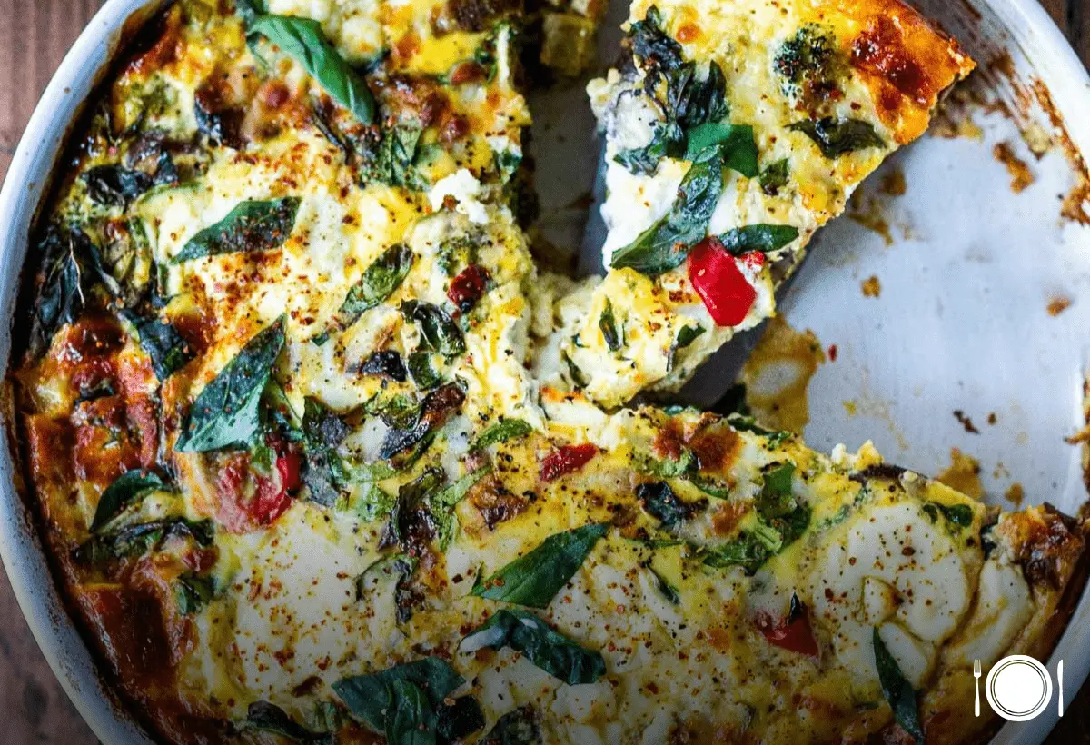 Deliciosa Frittata de Legumes e Mozzarella