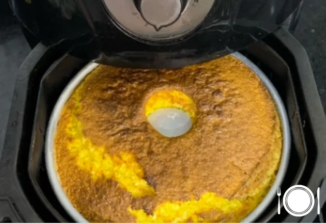 Bolo de Cenoura na Airfryer