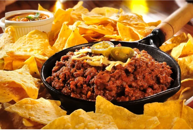 Nachos com Carne moída: