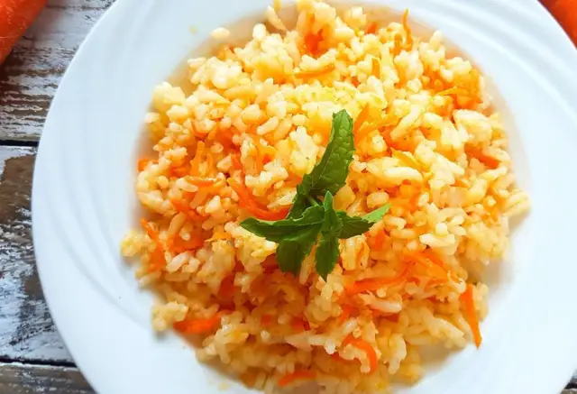 Arroz de Cenoura na Bimby