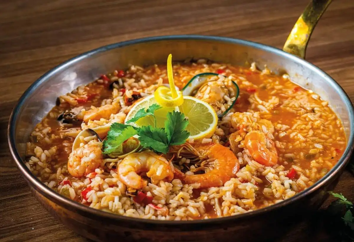 arroz de marisco com creme de marisco