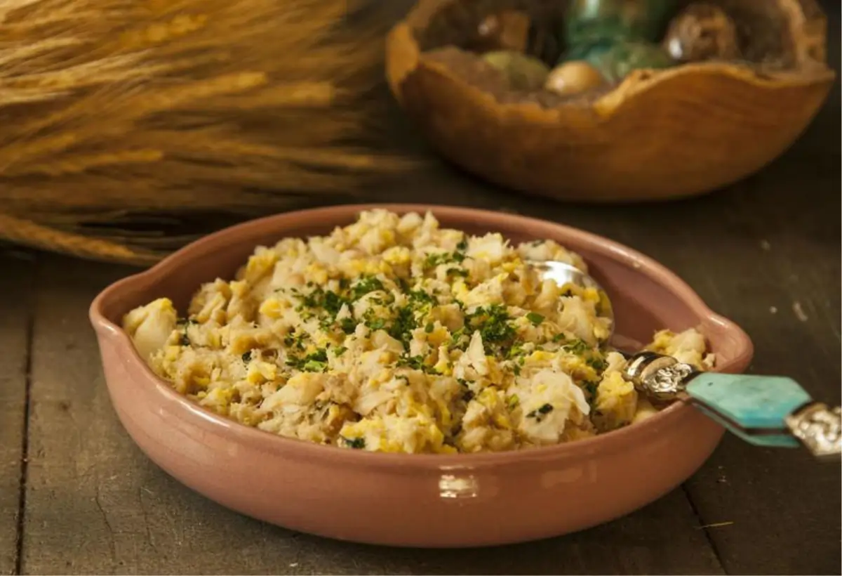 migas de bacalhau