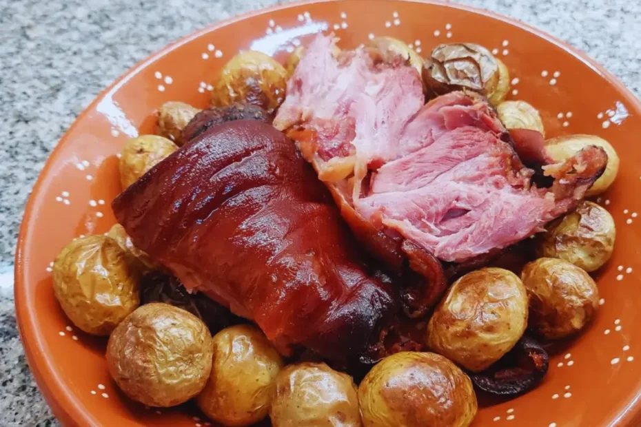 Pernil Defumado com Batatas