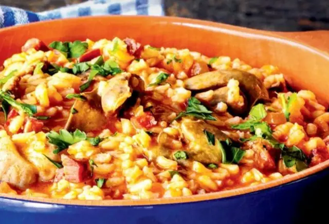 Arroz de Miudos de Frango