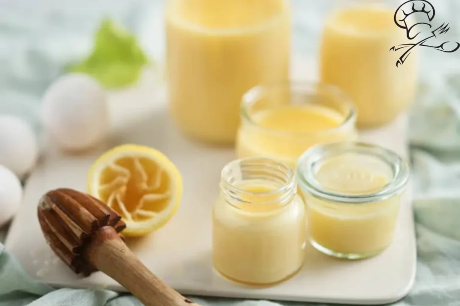 cinco de potes com lemon curd