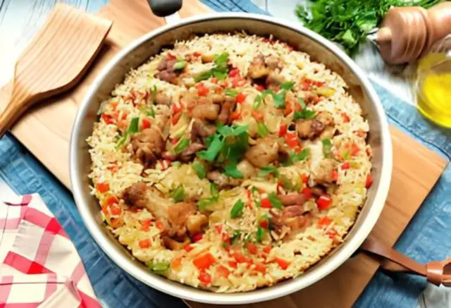 Arroz de Frango na Bimby