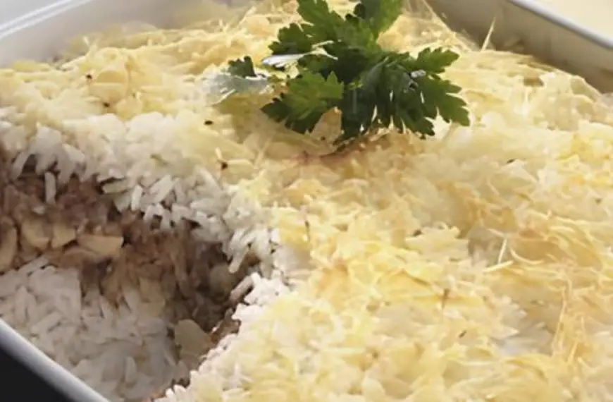 Empadão de Carne com Arroz