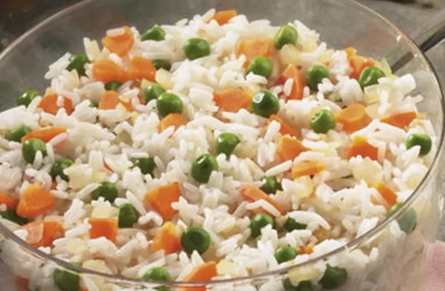 Arroz de Ervilhas com Cenoura