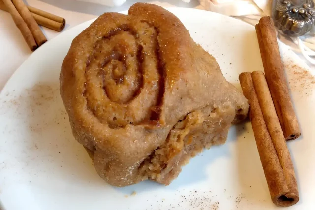 Cinnamon Roll Saudável 0% Açúcar Adicionado