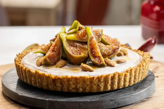 Receita de Tarte de Castanha e Figo