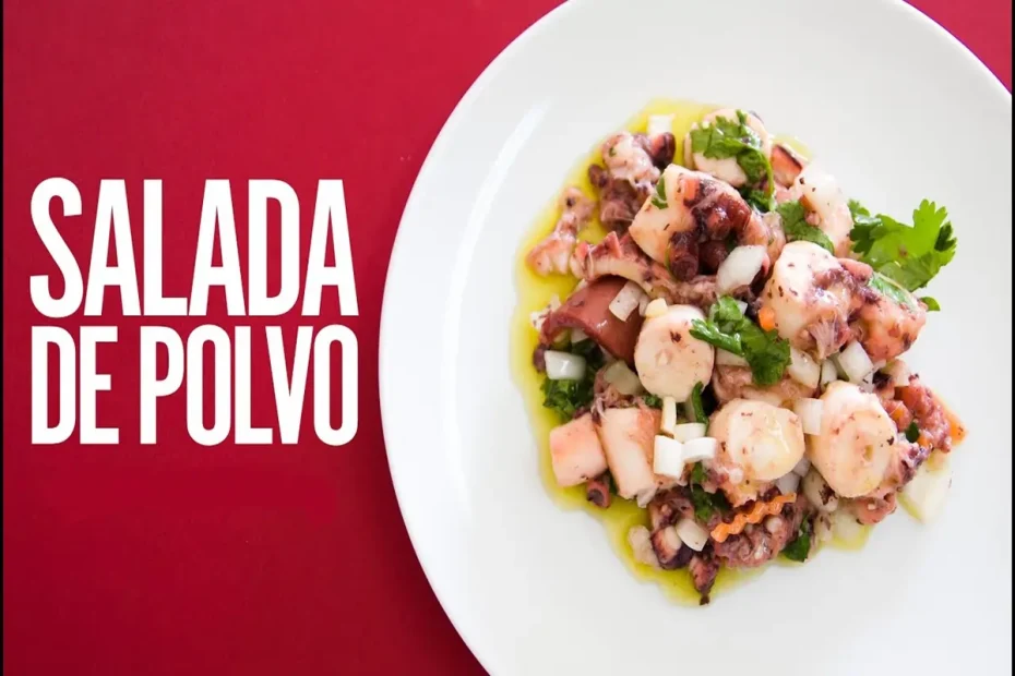 como fazer salada de polvo