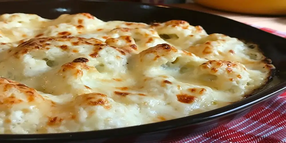 receitas vegetarianas Couve-Flor Gratinada