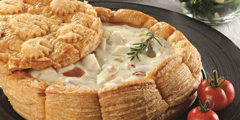 Vol-au-vent com Bacalhau Cremoso